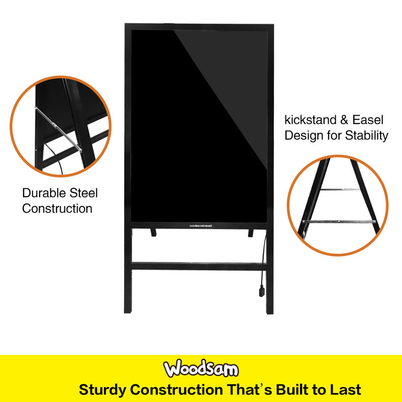 Woodsam LED Message Board, Bulletin Boards, Chalkboards, Erasable